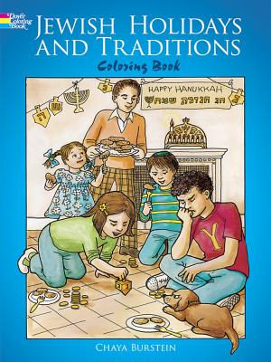 Jewish Holidays and Traditions Coloring Book, 9780486263229